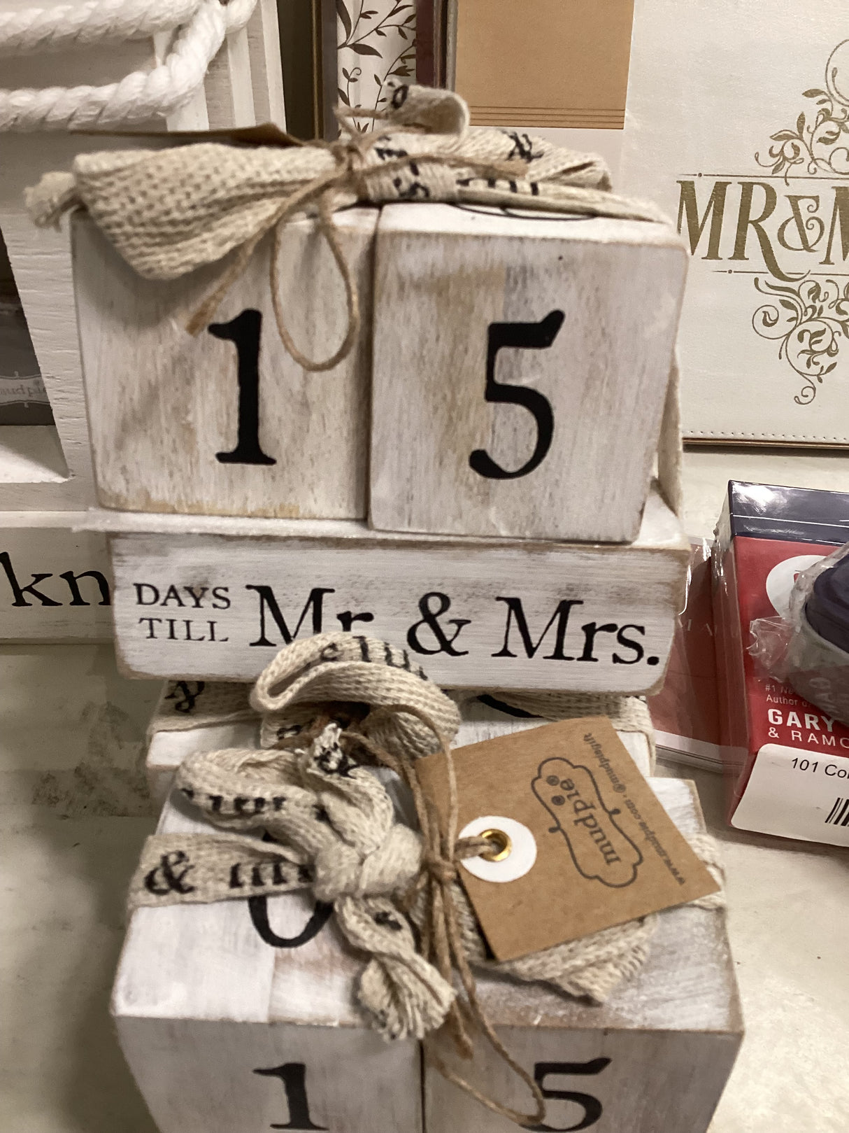 Countdown Mr & Mrs Block Set