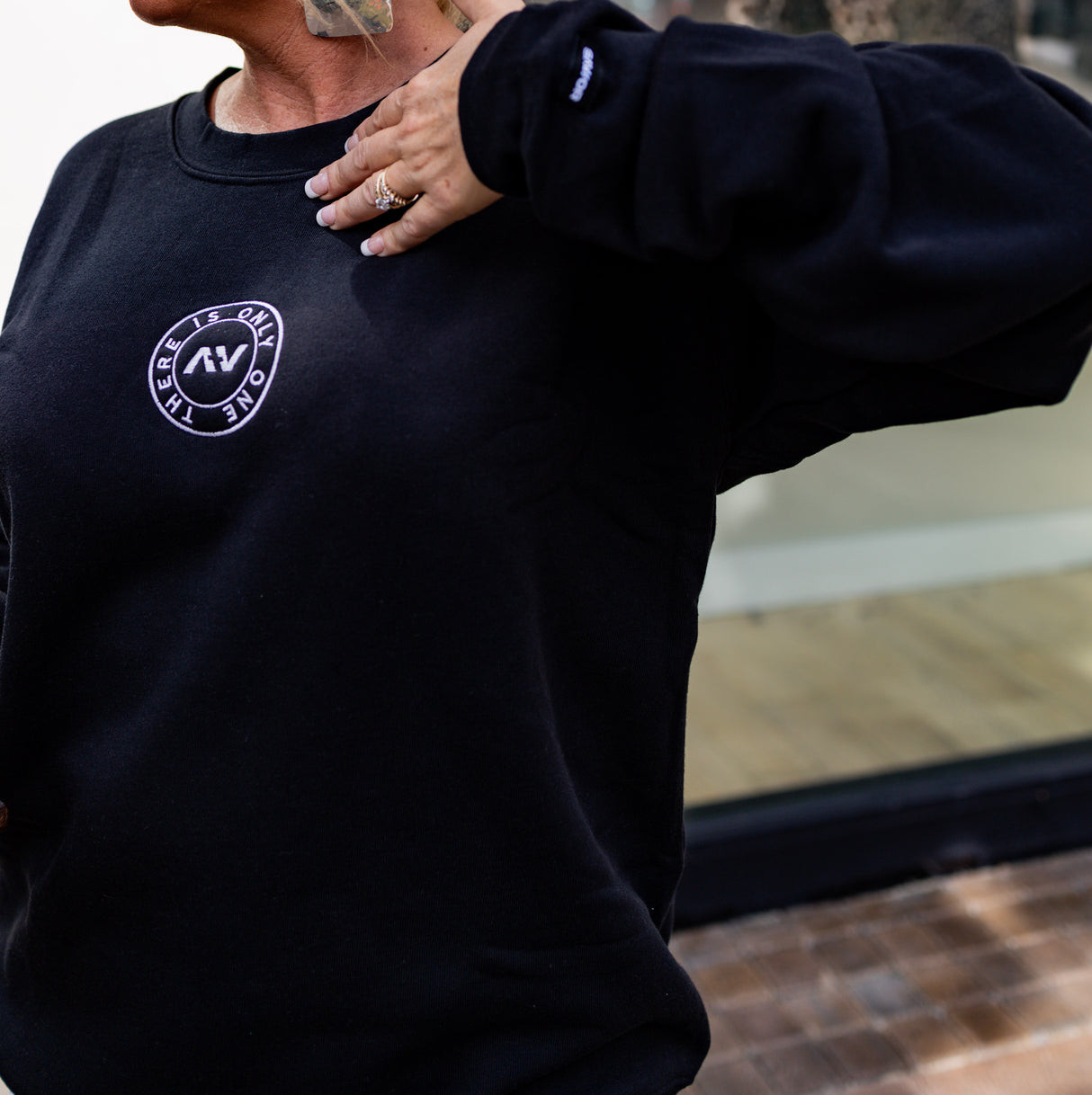 38SRSU Savior Embroidered "patch/logo" Sweatshirt