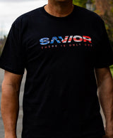 46SRCTU Savior Red, White, Blue Logo w/tag T-shirt