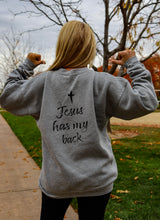 26SRSU SAVIOR "Jesus Has My Back" Sweatshirt