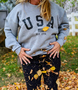 07SRSU Savior Sweatshirt "USA EST 1776"