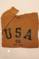 07SRSU Savior Sweatshirt "USA EST 1776"