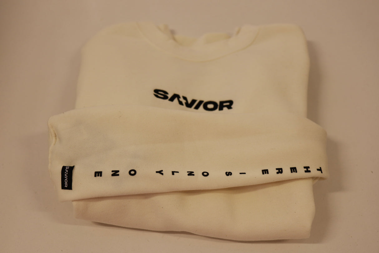 39SRSU Savior "There is Only One" Embroidered Sweatshirt