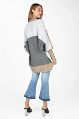 MSW0349L Colorblock Shawl Cardigan by Miss Me