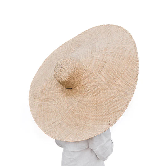 HT8003N 85 Cm Negril Oversized Beach Hat-Natural