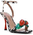 Addison Blk/Wht Strawberry Shoes