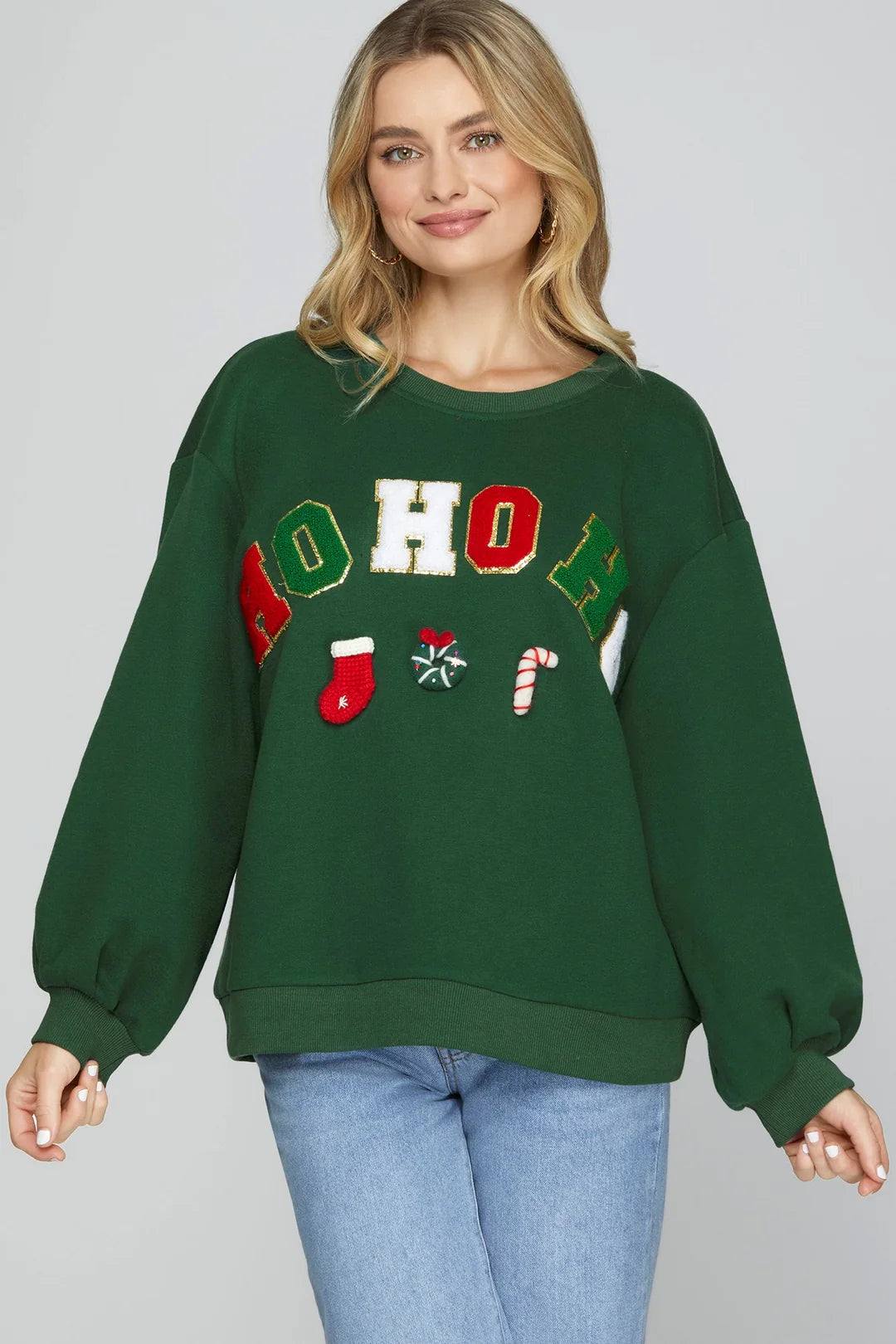 SY7796 Long Sleeve Holiday Sweatshirt