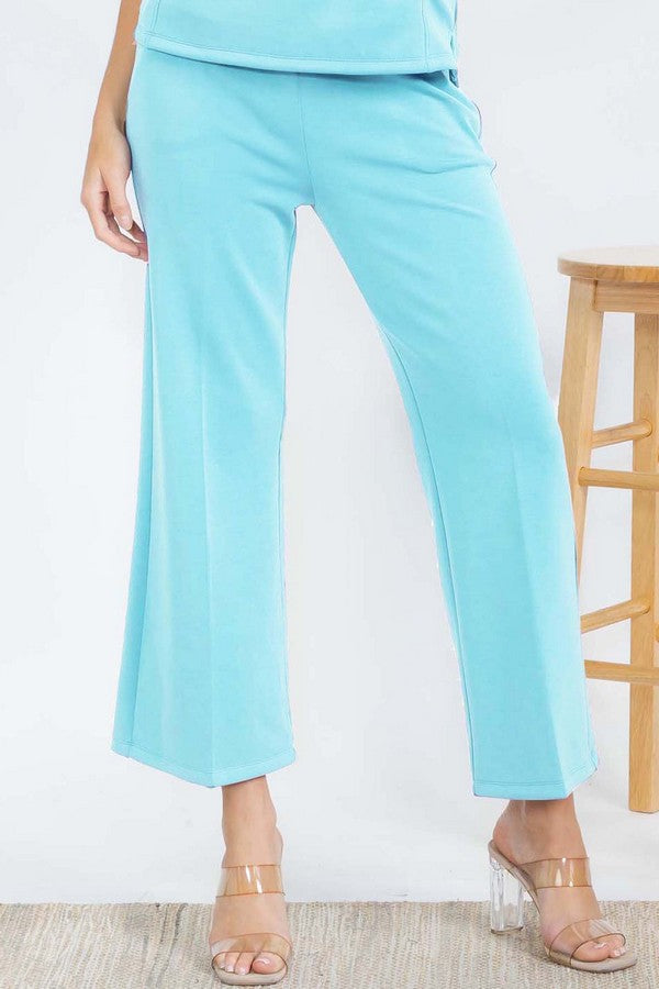 817SC025 Soft Cropped Pants