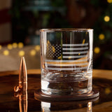 American Flag Whiskey Glass