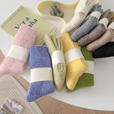 Rufia - 5 Pairs Warm Wool Blend Socks