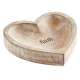 Wood Heart - Faith