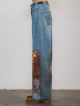 Howdy Horse Digital Print Vol 2 Baggy Jeans