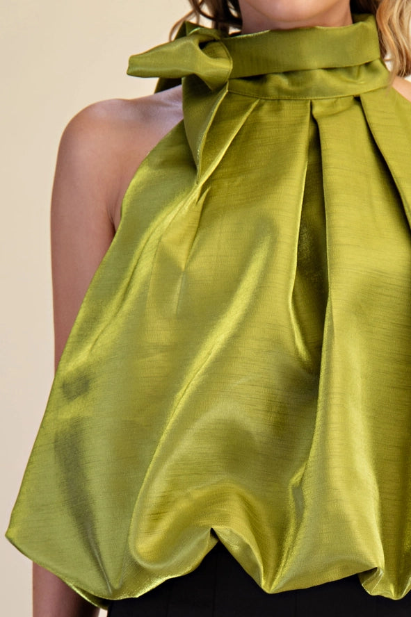 T9550 High Neck Balloon Top