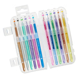 Metallic & Glitter Gel Pen Set - 12pc