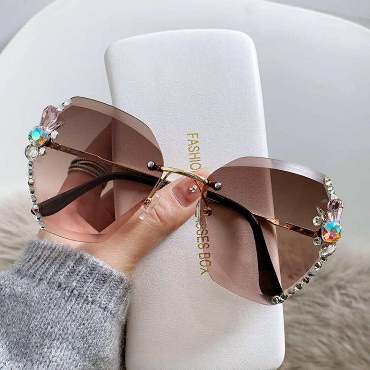 WOMEN FASHION RHINESTONE SUNGLASSES_CWASG0181