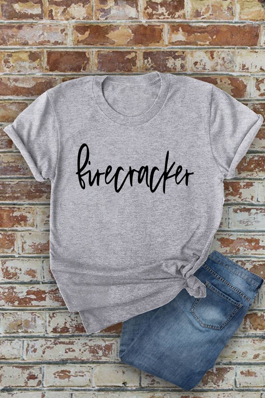 Firecracker, 4th of July, Unisex Round Neck T-Shirt