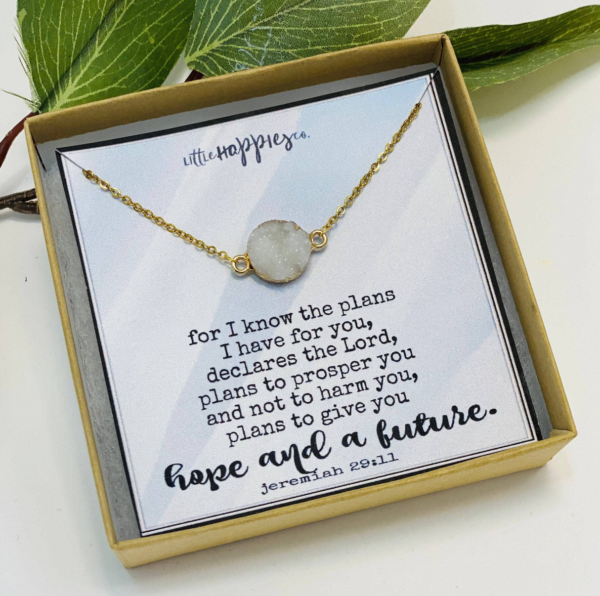Jeremiah 29 11 Necklace, Christian Graduation Gifts, Christi
