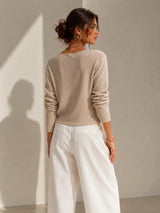 TC-007 Slim Fit Ribbed Sweater