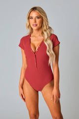 Mona Rust One Piece Swimsuit