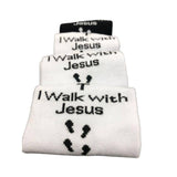 Comb Cotton Crew Christian Cross Inspirational Socks