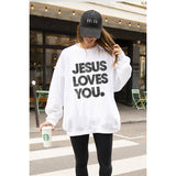 JESUS LOVES YOU VINTAGE  GRAPHIC SWEATSHIRTS