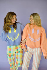 Smiley What if Crop Sweatshirt