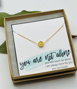 Semi-Colon, Semicolon Necklace, Mental Health Awareness