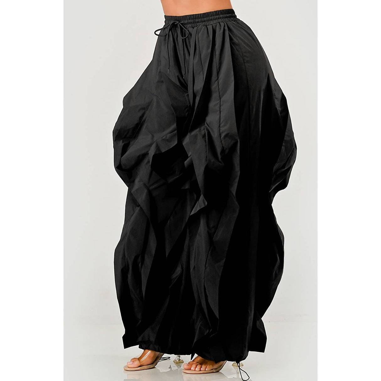 Ruffle Detail Drawstring Pant