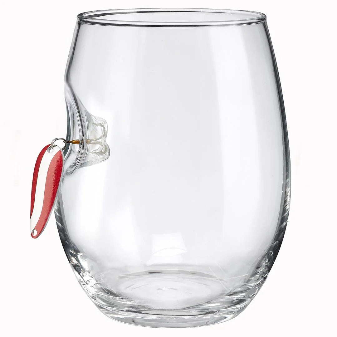 Ben Shot Fishing Lure Wine Glass