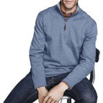 07404563 REVERSIBLE SOLID QUARTER-ZIP