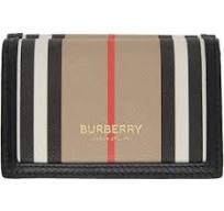 Burberry Wallet-Lark Icon Strp E-Canvas Frame