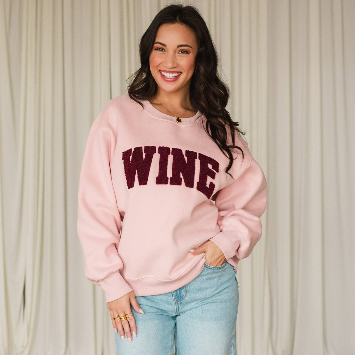Pink Wine Sweatshirt