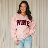 Pink Wine Sweatshirt