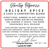 Simmer Stovetop Potpourri Holiday Spice Fall Christmas Blend