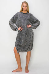 Mineral Wash Terry Comfy dress