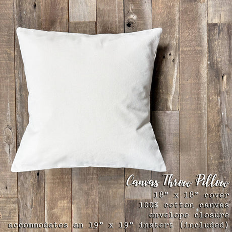 Heart Verses - Square Canvas Pillow