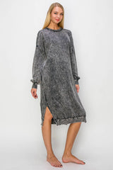 Mineral Wash Terry Comfy dress