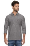 FA23WS1689V CULLMAN LS DOUBLE POCKET SLUB SHIRT