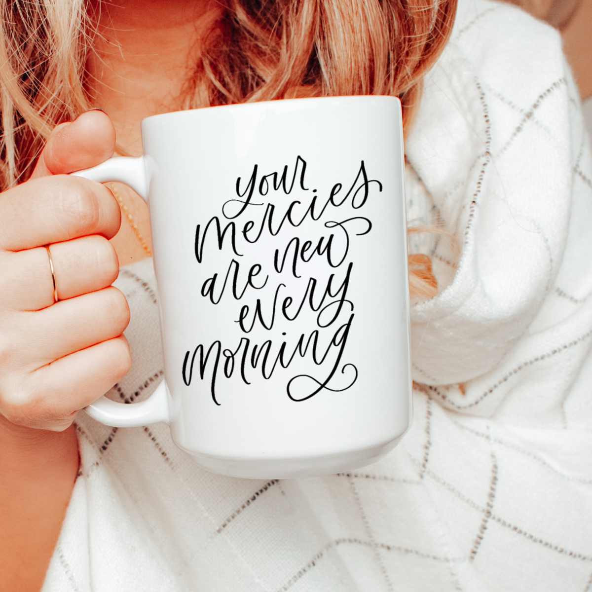 New mercies mug, Christian gift, Christian mug, Encouragment