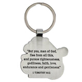 Keychain Man of God 1 Tim. 6:11