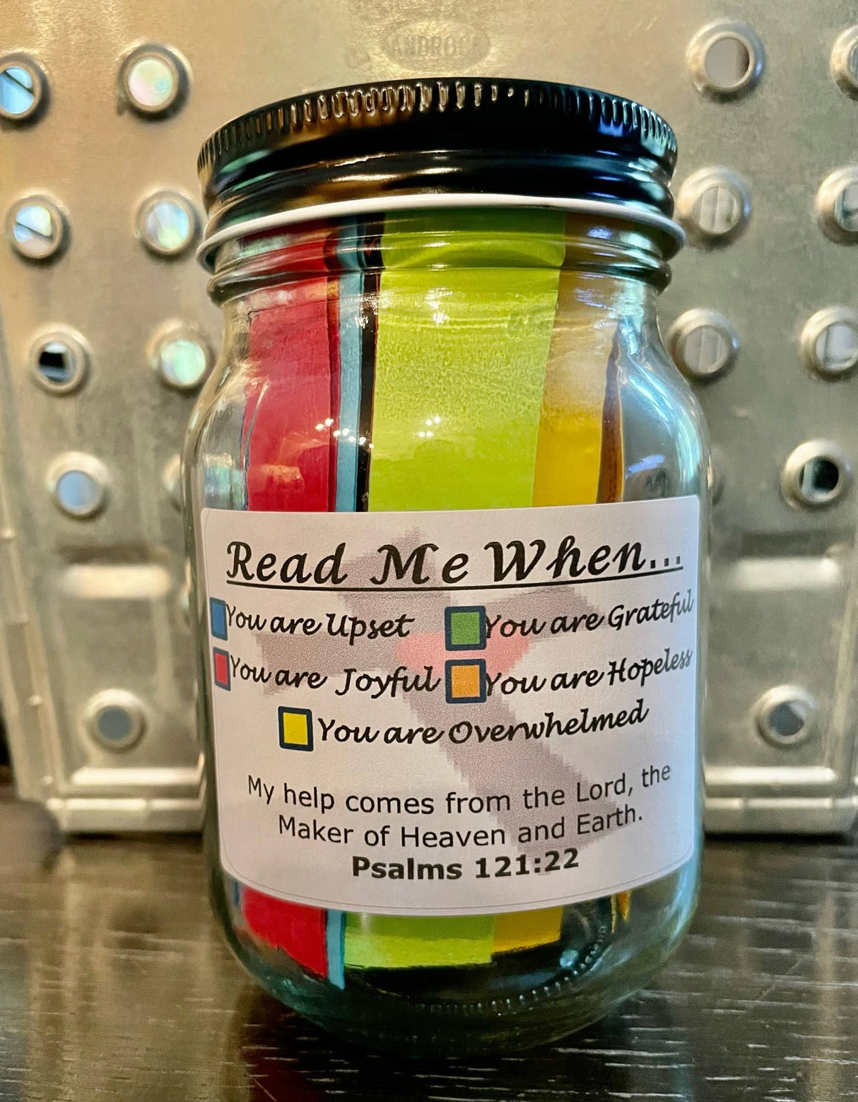 Bible Verses in a Jar- Color Coded Scripture