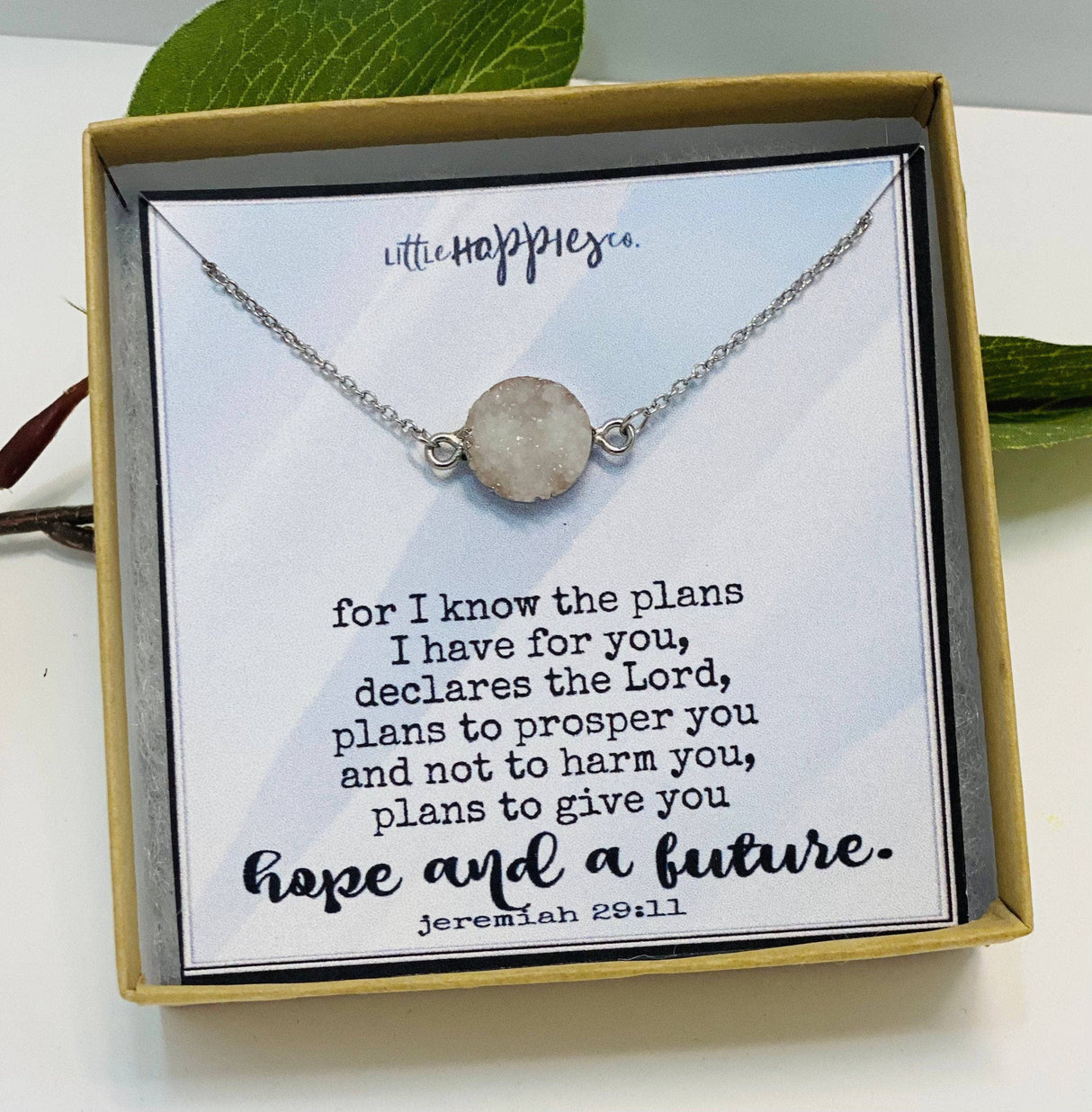 Jeremiah 29 11 Necklace, Christian Graduation Gifts, Christi