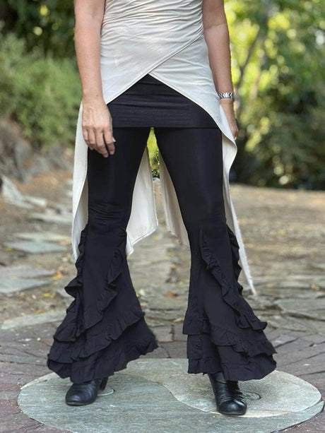 Flare Ruffle Pants