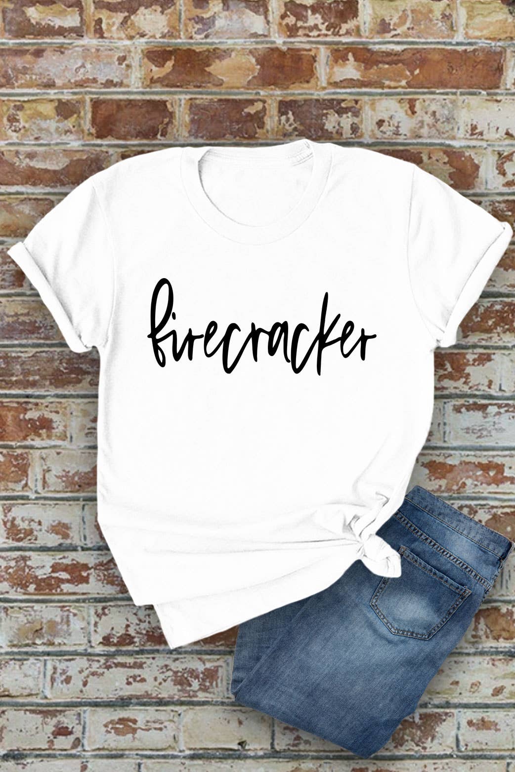 Firecracker, 4th of July, Unisex Round Neck T-Shirt