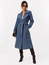 CLADC0031 Washed Blue-Cream Coat