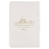 Mr. & Mrs. 366 Devotions for Couples White Faux Leather Devo