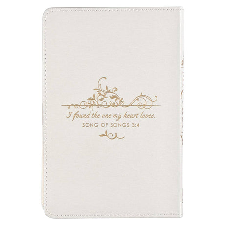 Mr. & Mrs. 366 Devotions for Couples White Faux Leather Devo