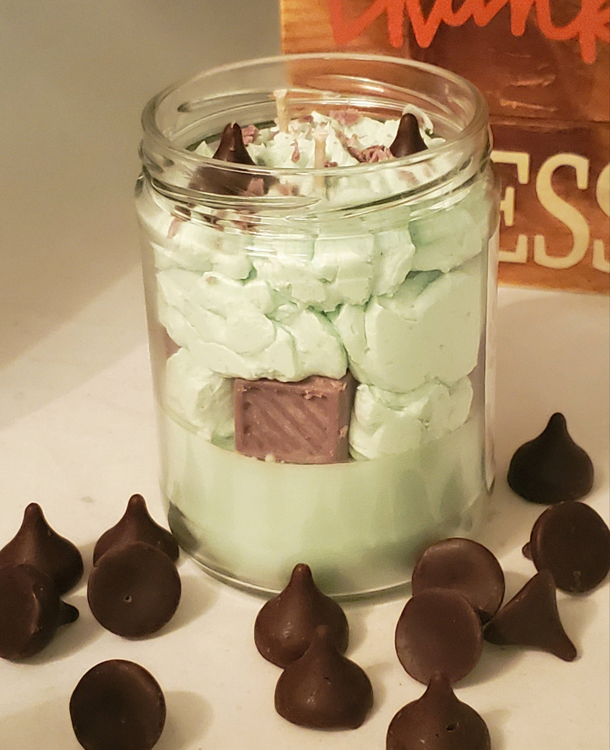 Mint Chocolate Dessert Candle