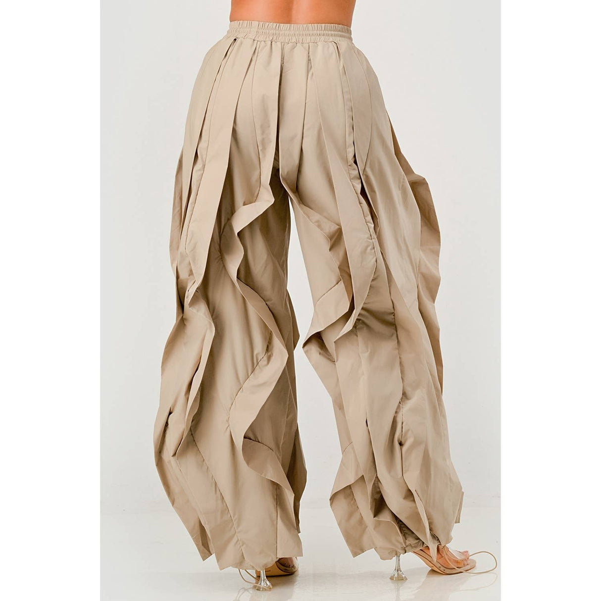 Ruffle Detail Drawstring Pant