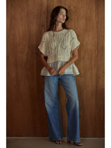 W2484 Natural Cream Top